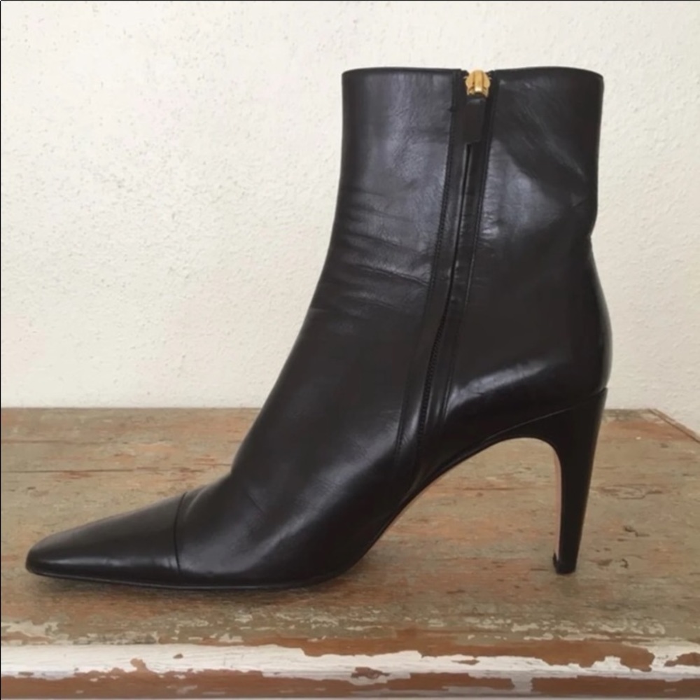 CHANEL BOOTIES with gold hardware in EUC - Picture 3 of 7